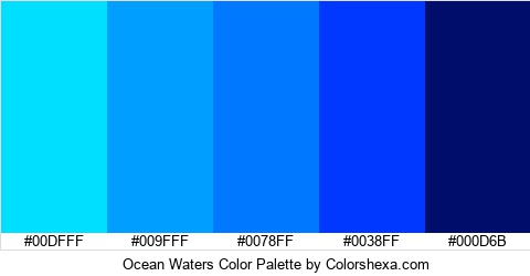 Ocean Waters Color Colors Logo