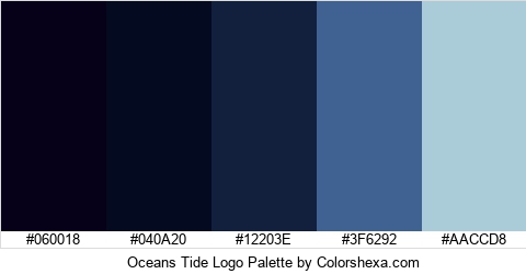 Oceans Tide Logo Colors Logo