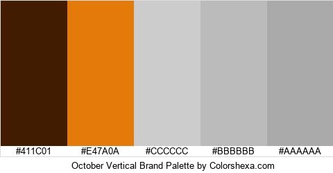 October Vertical Brand Colors Logo