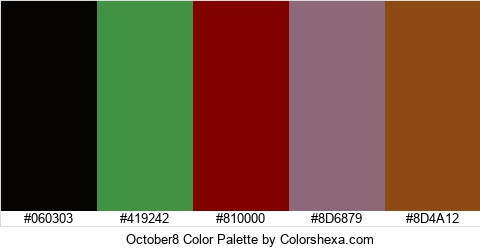 October8 Color Colors Logo