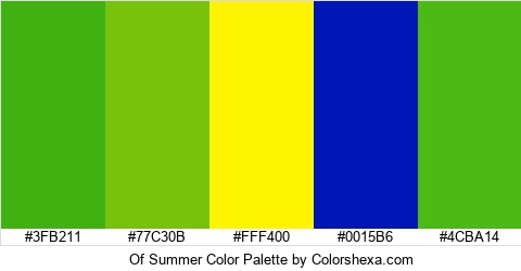Of Summer Color Colors Logo