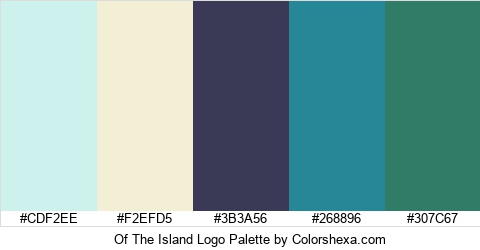 Of The Island Logo Colors Logo