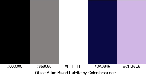 Office Attire Brand Colors Logo