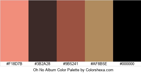 Oh No Album Color Colors Logo