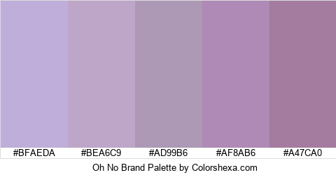 Oh No Brand Colors Logo