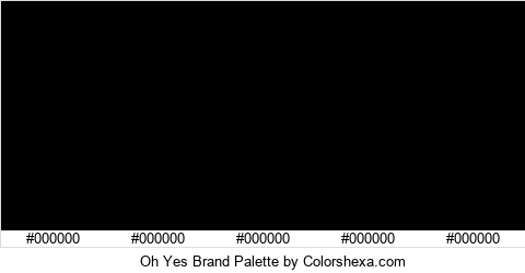 Oh Yes Brand Colors Logo