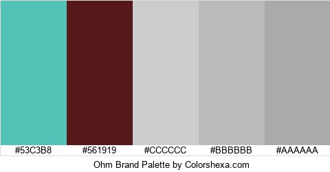 Ohm Brand Colors Logo