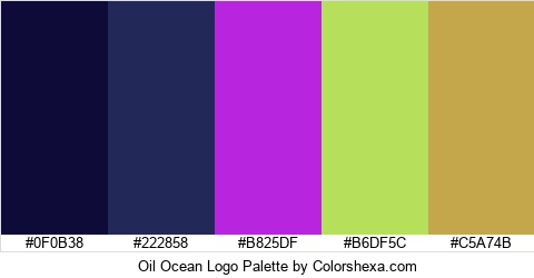 Oil Ocean Logo Colors Logo