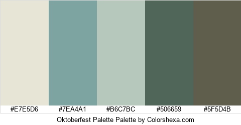 Oktoberfest Palette Colors Logo