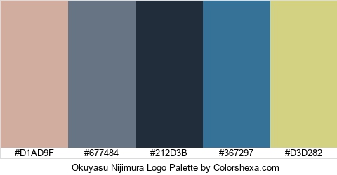 Okuyasu Nijimura Logo Colors Logo