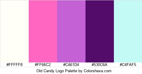 Old Candy Logo Colors Logo