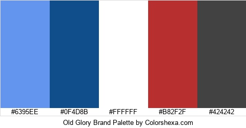 Old Glory Brand Colors Logo