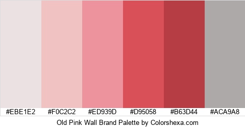Old Pink Wall Brand Colors Logo