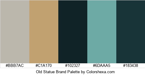 Old Statue Brand Colors Logo