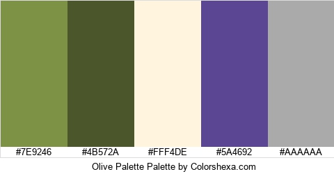 Olive Palette Colors Logo
