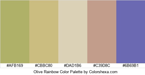 Olive Rainbow Color Colors Logo