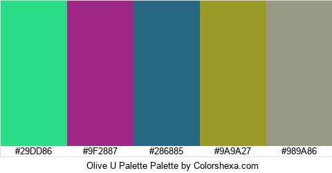 Olive U Palette Colors Logo