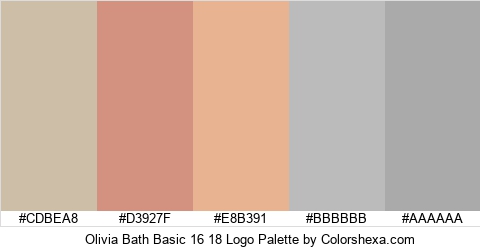 Olivia Bath Basic 16 18 Logo Colors Logo