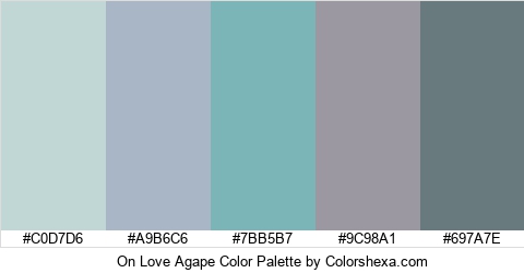 On Love Agape Color Colors Logo