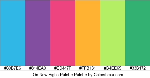 On New Highs Palette Colors Logo
