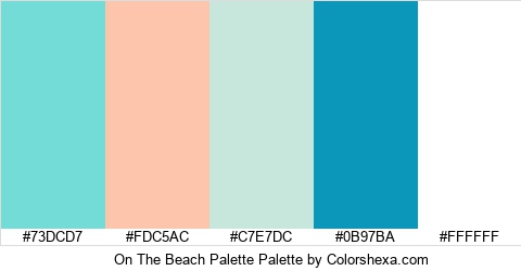 On The Beach Palette Colors Logo
