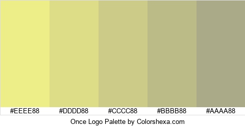 Once Logo Colors Logo