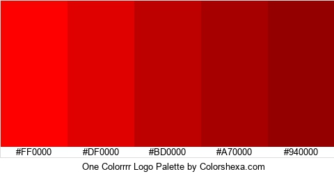 One Colorrrr Logo Colors Logo