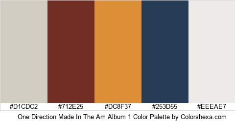One Direction Made In The Am Album 1 Color Colors Logo