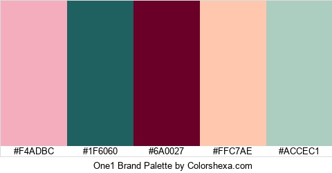 One1 Brand Colors Logo