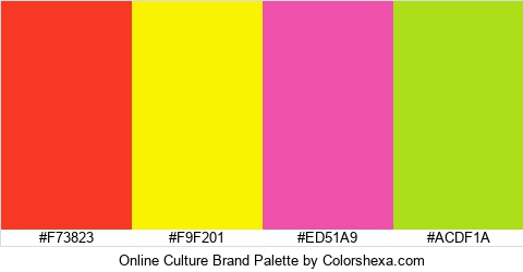 Online Culture Brand Colors Logo