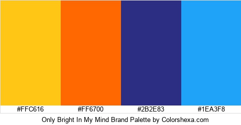 Only Bright In My Mind Brand Colors Logo