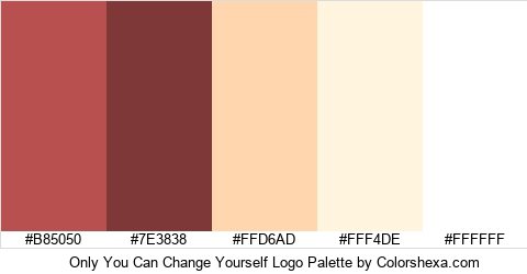 Only You Can Change Yourself Logo Colors Logo