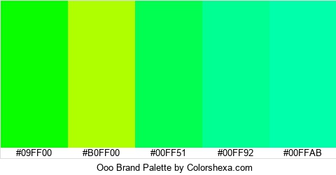 Ooo Brand Colors Logo