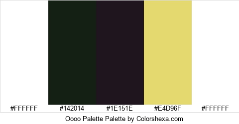 Oooo Palette Colors Logo