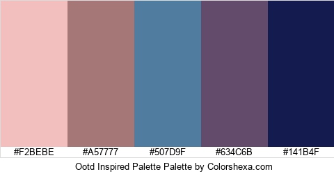 Ootd Inspired Palette Colors Logo
