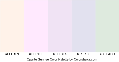 Opalite Sunrise Color Colors Logo