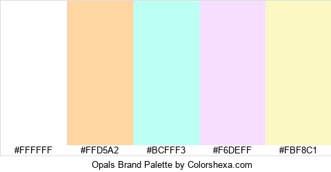 Opals Brand Colors Logo