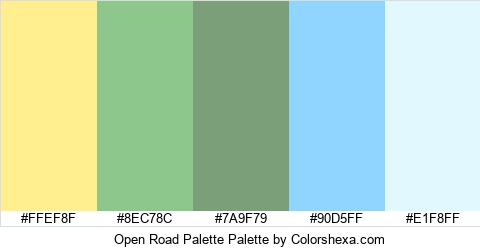 Open Road Palette Colors Logo