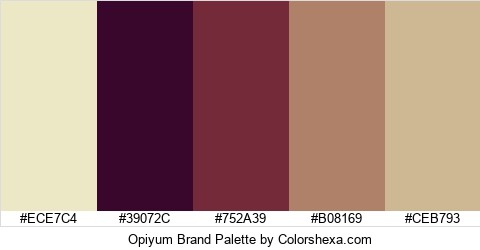 Opiyum Brand Colors Logo