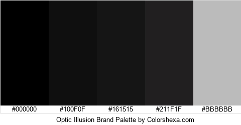 Optic Illusion Brand Colors Logo