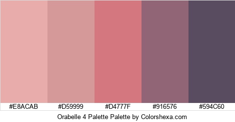 Orabelle 4 Palette Colors Logo