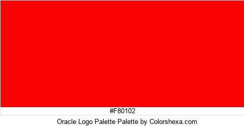 Oracle Logo Palette Colors Logo