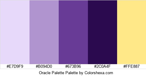 Oracle Palette Colors Logo