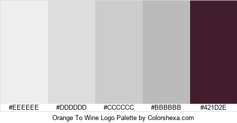 Orange To Wine Logo Colors Logo