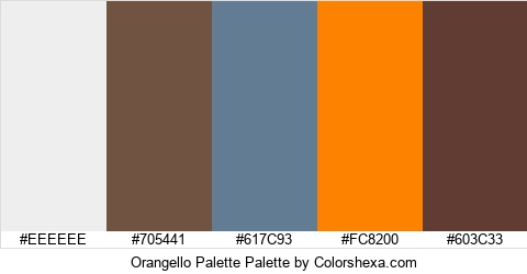 Orangello Palette Colors Logo