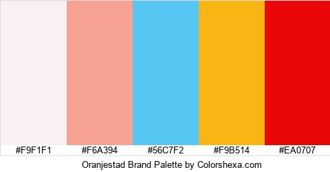 Oranjestad Brand Colors Logo