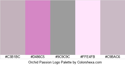 Orchid Passion Logo Colors Logo