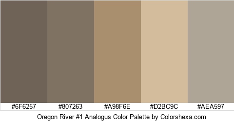 Oregon River #1 Analogus Color Colors Logo
