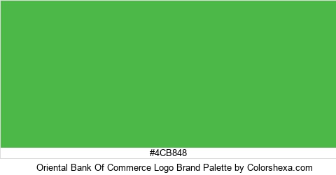 Oriental Bank Of Commerce Logo Brand Colors Logo