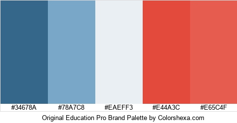 Original Education Pro Brand Colors Logo